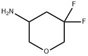 5,5-difluorooxan-3-amine 结构式