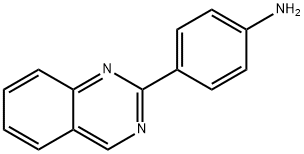 4-(quinazolin-2-yl)aniline 结构式