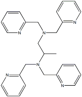 N1,N1,N2,N2-tetrakis(2-pyridinylmethyl)-1,2-Propanediamine 结构式