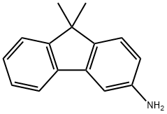 3-氨基-9,9-二甲基芴 结构式