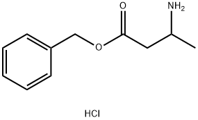 3-氨基丁酸苄酯盐酸盐 结构式
