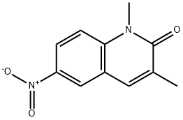 1,3-dimethyl-6-nitroquinolin-2(1H)-one 结构式