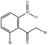 2-BROMO-1-(2-BROMO-6-NITROPHENYL)ETHANONE 结构式