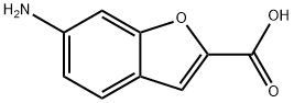 6-氨基苯并呋喃-2-羧酸 结构式