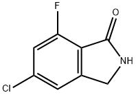 5-Chloro-7-fluoroisoindolin-1-one 结构式