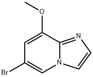 6-Bromo-8-methoxy-imidazo[1,2-a]pyridine 结构式