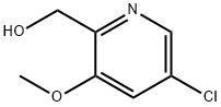 (5-Chloro-3-methoxy-pyridin-2-yl)-methanol 结构式