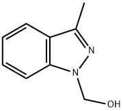 (3-Methyl-1H-indazol-1-yl)methanol 结构式