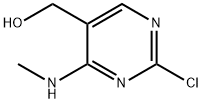 (2-chloro-4-(methylamino)pyrimidin-5-yl)methanol 结构式
