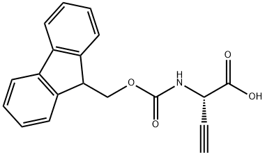 3-Butynoic acid, 2-[[(9H-fluoren-9-
ylmethoxy)carbonyl]amino]-, (2S)- 结构式