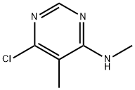 6-Chloro-N,5-dimethylpyrimidin-4-amine 结构式