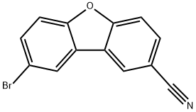 8-溴二苯并[B,D]呋喃-2-腈 结构式