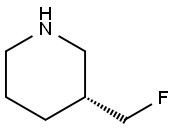 (3R)-3-(氟甲基)哌啶 结构式