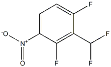 2-(二氟甲基)-1,3-二氟-4-硝基苯 结构式