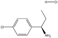 (R)-1-(4-氯苯基)丙-1-胺盐酸盐 结构式