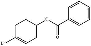 3-Cyclohexen-1-ol, 4-bromo-, 1-benzoate 结构式