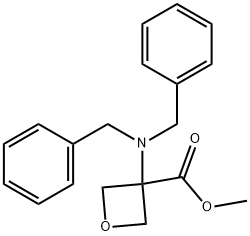 methyl 3-(dibenzylamino)oxetane-3-carboxylate 结构式