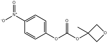 3-甲基环丁烷-3-基(4-硝基苯基)碳酸酯 结构式