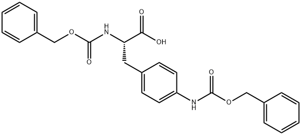 N-CBZ-4-(CBZ-氨基)-L-苯丙氨酸 结构式