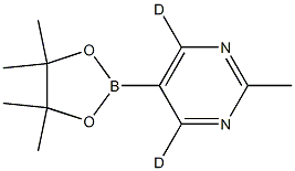 2-甲基-5-嘧啶硼酸频哪醇酯 结构式