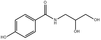 N-(2,3-二羟丙基)-4-羟基本甲酰胺 结构式