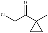 2-氯-1-(1-甲基环丙基)乙烷-1-酮 结构式