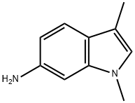 1,3-DIMETHYL-1H-INDOL-6-AMINE 结构式