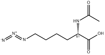 N2-乙酰基-N6-重氮-L-赖氨酸 结构式