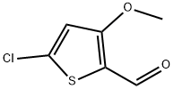 5-Chloro-3-methoxy-2-thiophenecarbaldehyde 结构式