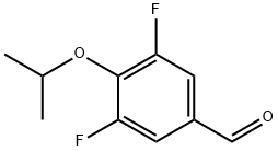 3,5-二氟-4-异丙氧基苯甲醛 结构式