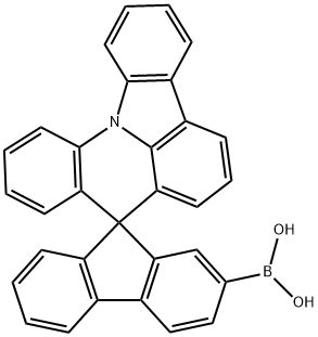 B-螺[芴-9,8'-吲哚[3,2,1-DE]吖啶]-2-硼酸 结构式