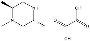 (2S,5R)-1,2,5-trimethylpiperazine: oxalic acid 结构式