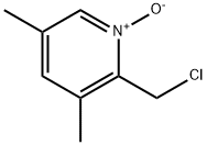 2-氯甲基-3,5-二甲基吡啶氮氧化物 结构式