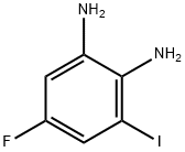 5-Fluoro-3-iodo-benzene-1,2-diamine 结构式