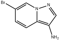 6-BROMOPYRAZOLO[1,5-A]PYRIDIN-3-AMINE 结构式