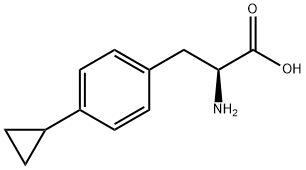 4-Cyclopropyl-DL-phenylalanine HCl 结构式