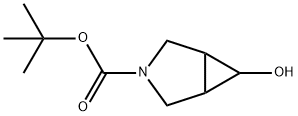 6-羟基-3-氮杂双环[3.1.0]己烷-3-羧酸叔丁酯 结构式