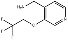 [3-(2,2,2-trifluoroethoxy)pyridin-4-yl]methanamine 结构式