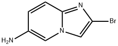 2-溴咪唑并[1,2-A]吡啶-6-胺 结构式