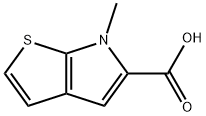 6-Methyl-6H-thieno[2,3-b]pyrrole-5-carboxylic acid 结构式