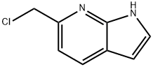 6-(chloromethyl)-1H-pyrrolo[2,3-b]pyridine 结构式