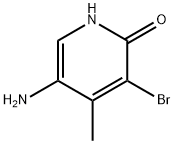 5-Amino-3-bromo-4-methyl-1H-pyridin-2-one 结构式