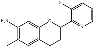 2-(3-fluoropyridin-2-yl)-6-methylchroman-7-amine 结构式