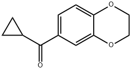 cyclopropyl(2,3-dihydrobenzo[b][1,4]dioxin-6-yl)methanone 结构式