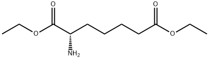 S-2-氨基庚二酸二乙酯 结构式