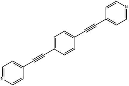 二(4-吡啶)对苯二乙炔 结构式
