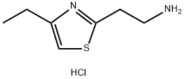 2-(4-乙基噻唑-2-基)乙-1-胺二盐酸盐 结构式