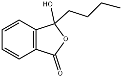 3-丁基-3-羟基异苯并呋喃-1(3H)-酮 结构式