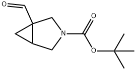 1-甲酰基-3-氮杂双环[3.1.0]己烷-3-羧酸叔丁酯 结构式