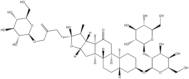 薤白皂苷I 结构式